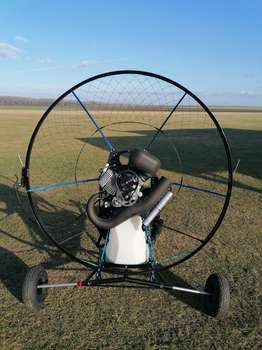 Spin Talon 180 Used TC valid Gas in left hand Removable chassis Battery 2 blade propeller